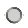 Placa Led 18w 1217lm  3000ºk Circular Niquel Satinado 50.000h [gl-cl-r18n-ww]