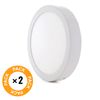 Pack 2 Plafónes Led 24w 1900lm 4200ºk Superficie 40.000h [ho-plaf-c-24w-w-pk2-ap]