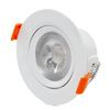 Foco Downlight Circular Led  7w 630lm 4200ºk 40.000h [lm-4203-w]