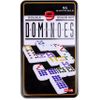 Juego De Domino Doble 9 De Colores 55 Fichas + Caja Metal Dominoes
