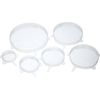 Tapas Elásticas De Silicona We Houseware Bn5293 Para Alimentos Set 6 Unidades Transparentes