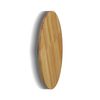 Aplique De Pared Circular En Madera "lune" - 26w - Ø 30cm