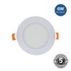 Downlight Led Circular Empotrable 6w -corte Ø 110 Mm-5 Años De Garantía