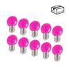 Pack De 10 Bombillas Led E27 1w De Un Color