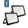 Pack De 2 Focos Proyectores De Exterior Led 50w 4584lm Ip65