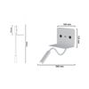 Aplique De Pared Led Para Lectura "slange" 3w Orientable Y Base De Carga Usb