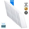 Pack De 12 Paneles Led Slim 120x30 Cm -  Driver Philips - 44w - Ugr19