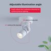 Aplique De Pared Y Techo Led Cob "escop" Orientable Con Ángulo Lumínico Ajustable - 12w