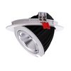 Downlight Led Cob 48w - Cri80 - Chip Philips - Driver Lifud - Ip20 - Corte Ø 215mm