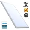 Panel Led Slim De Superficie 120x60cm - Driver Philips - 72w - Ugr19 - Con Kit De Montaje