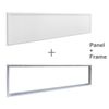 Panel Led Slim De Superficie 120x60cm - Driver Philips - 72w - Ugr19 - Con Kit De Montaje