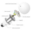 Bombilla Led  Con Sensor De Movimiento 7w A60