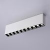 Foco Lineal Led Superficie Color Blanco - 20w - Ugr18 - Cri90 - Chip Osram