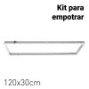 Kit Marco Empotrable Para Paneles Led 120x30