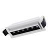 Foco Lineal Led Empotrable 10w - Orientable - Ugr18 - Cri90 - Chip Osram - 2800k