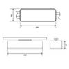 Luz De Emergencia Para Carril Trifásico Led Rex Carril 60lm Ip44