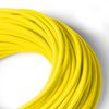 Cable Eléctrico Redondo Revestido De Algodón Amarillo Cítrico