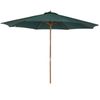 Sombrilla Parasol De Jardín De Poliéster Ø300x250 Cm - Outsunny.verde