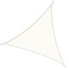 Toldo Vela Triangular De Poliéster 400x400x400 Cm - Outsunny. Crema