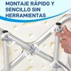 Taburete Regulable Con Respaldo Homcom Silla Antideslizante Ajustable