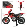 Moto Eléctrica A Batería 6v Rojo Homcom