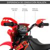 Moto Eléctrica A Batería 6v Rojo Homcom