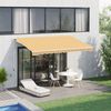 Toldo Retráctil De Aluminio Tela De Poliéster 300x250 Cm - Outsunny