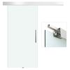 Puerta Corredera De Aluminio Homcom 102,5x205 Cm-transparente