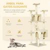 Rascador Para Gatos Centro De Actividad 60x50x181 Cm-pawhut. Beige