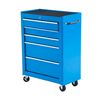 Carro Caja De Herramientas De Acero Homcom 61,5x33x82,5 Cm - Azul