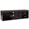 Mueble Para Tv De Melamina De Madera Homcom 140x40x45 Cm Café