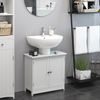 Mueble Para Debajo Del Lavabo Baño De Mdf Homcom 60x30x60 Cm - Blanco con  Ofertas en Carrefour