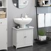 Mueble Para Debajo Del Lavabo Baño De Mdf Homcom 60x30x60 Cm - Blanco