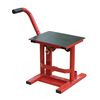 Caballete Soporte Elevador Universal De Acero Homcom 28x34x40 Cm-rojo