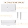 Mueble Mesa Recibidor Con 3 Cajones De Mdf Homcom 100x32x85 Cm-blanco