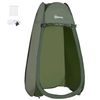 Tienda De Ducha Camping Outsunny Poliéster, Tela Oxford,1x1x1,85 Cm