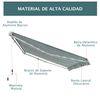 Toldo Manual Plegable De Poliéster Aluminio 295x250 Cm-outsunny.verde