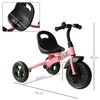 Triciclo Para Niños Con Timbre Rosa Homcom