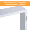 Juego De 3 Cubos Estantes De Pared De Mdf Homcom 25x25x9 Cm - Blanco