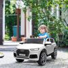 Coche Eléctrico Para Niños Blanco Homcom