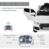 Coche Eléctrico Para Niños Blanco Homcom