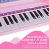 Piano Infantil Electrónico Rosa Homcom