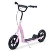 Patinete Scooter Con Ruedas Grande Rosa Homcom