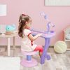 Piano Infantil 37 Teclas Rosa Homcom