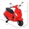 Moto Eléctrica Infantil Rojo Homcom