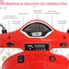 Moto Eléctrica Infantil Rojo Homcom