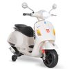 Moto Eléctrica Infantil Blanco Homcom