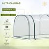 Invernadero Caseta De Pvc Acero 350x100x80 Cm - Outsunny.transparente