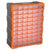 Armario Organizador De Herramienta De Pp Durhand 38x16x47,5cm-naranja