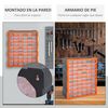 Armario Organizador De Herramienta De Pp Durhand 38x16x47,5cm-naranja